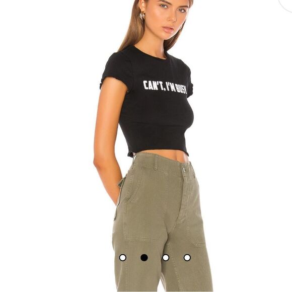 Jen Lettuce Baby Tee in Black - Picture 5 of 11